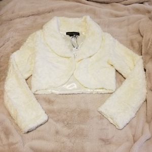 Isabella Rodriguez Faux Fur Cropped Jacket